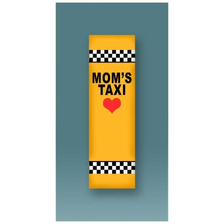 Moms Taxi Car Mezuzah Case By Mickie Caspi | Mezuzahs | Judaica